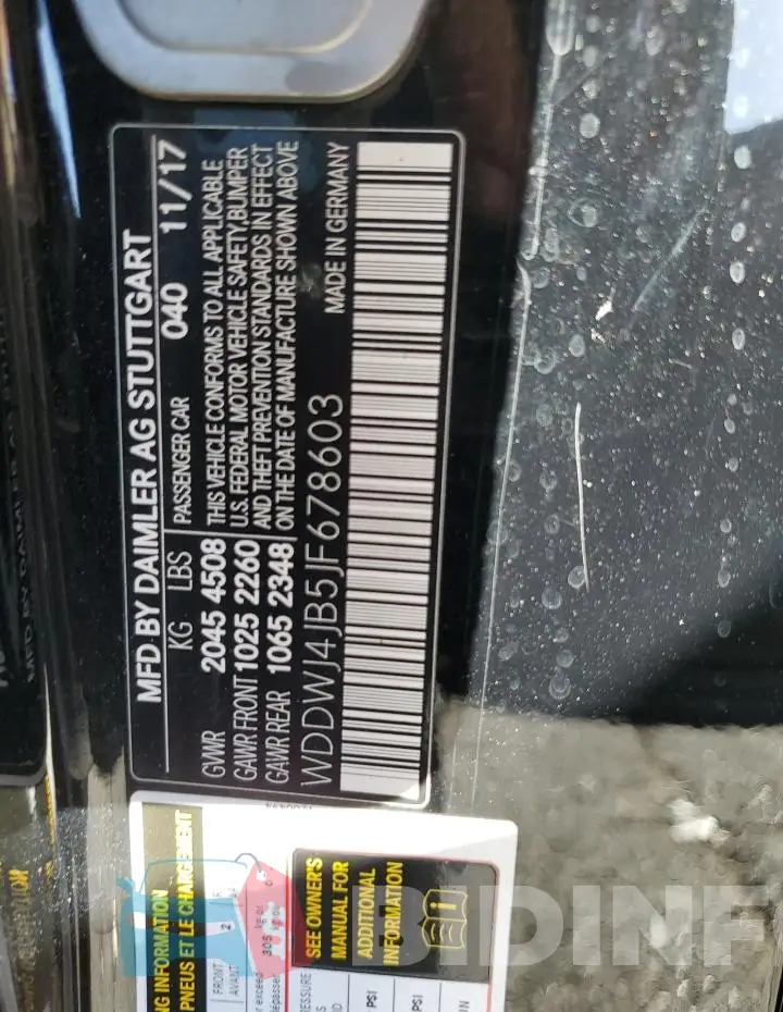 WDDWJ4JB5JF678603 Photo# 12