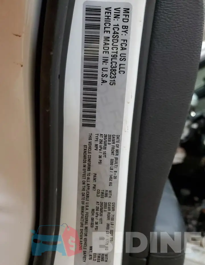 1C4SDJCT9LC382315 Photo# 14