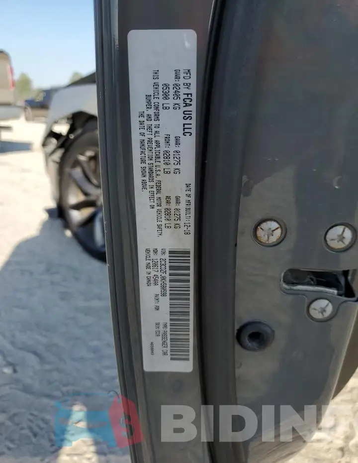 2C3CDZFJ0KH580598 Photo# 12