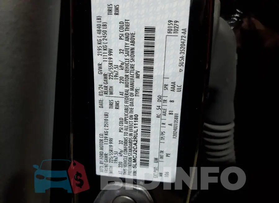 5LMCJ2CA2RUL11180 Photo# 14