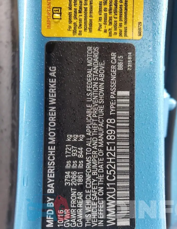 WMWXU1C52H2E18978 Photo# 13