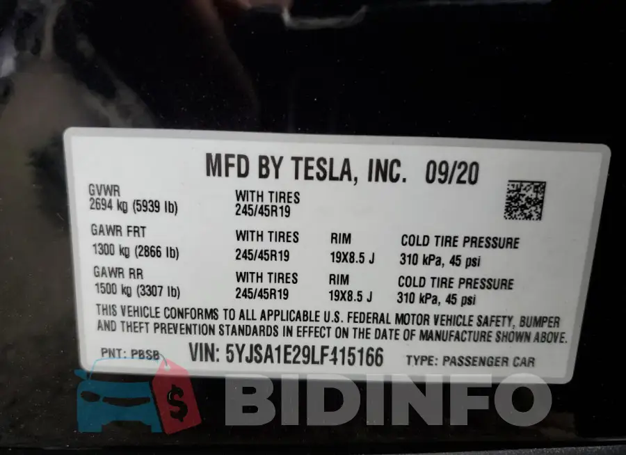 5YJSA1E29LF415166 Photo# 12