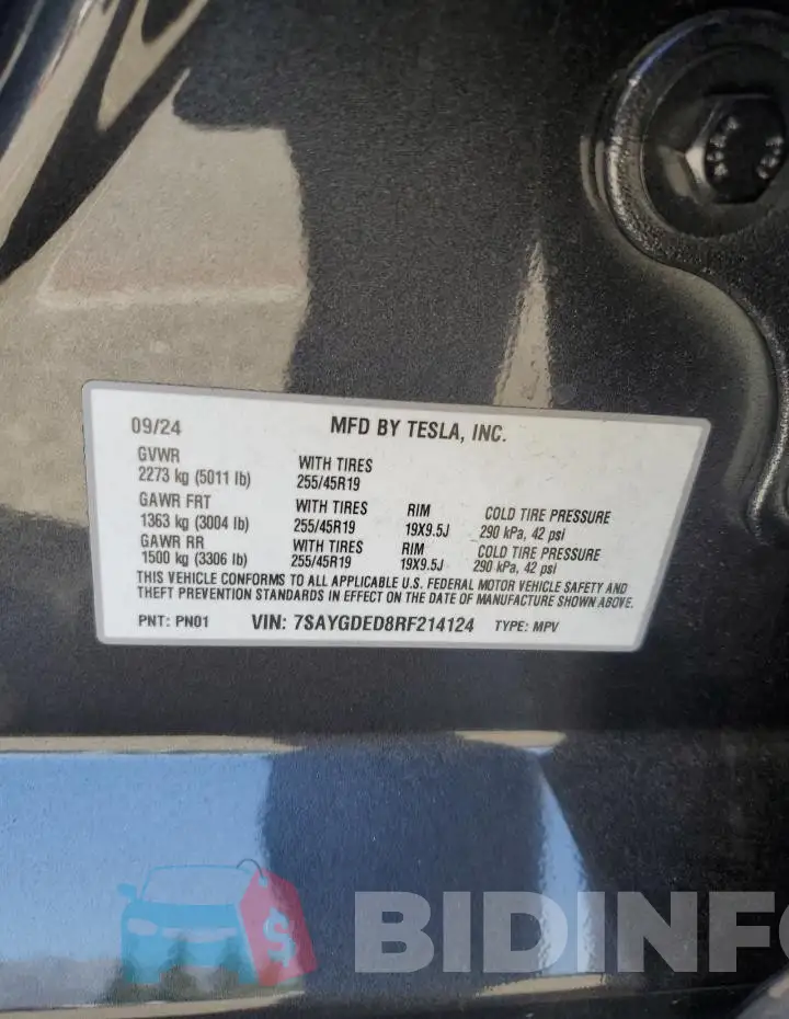 7SAYGDED8RF214124 Photo# 12