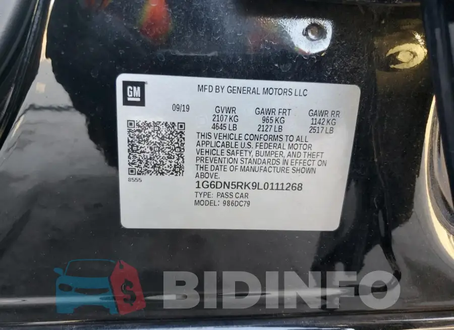 1G6DN5RK9L0111268 Photo# 13