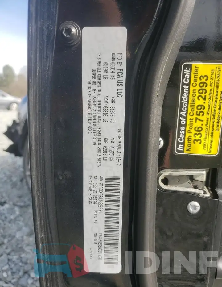 2C3CCABG8JH228754 Photo# 12