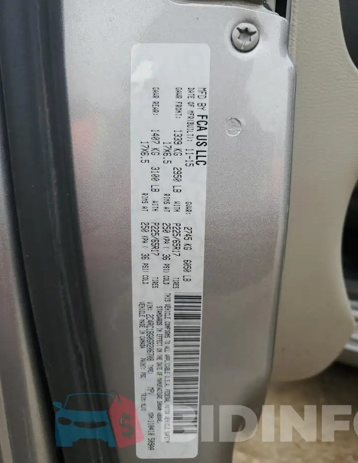 2C4RC1BG0GR206708 Photo# 13