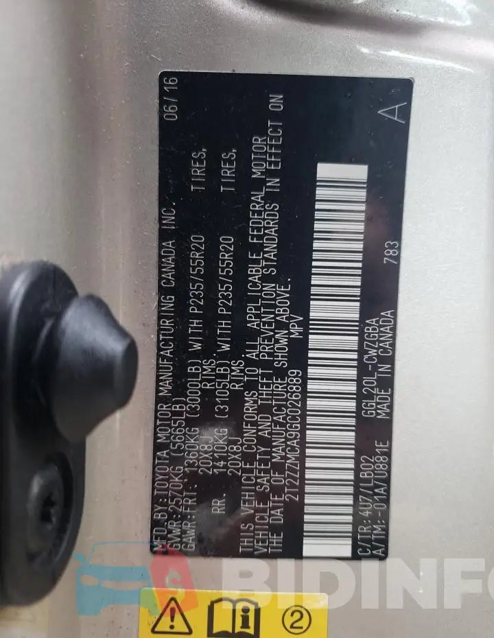 2T2ZZMCA9GC026889 Photo# 13