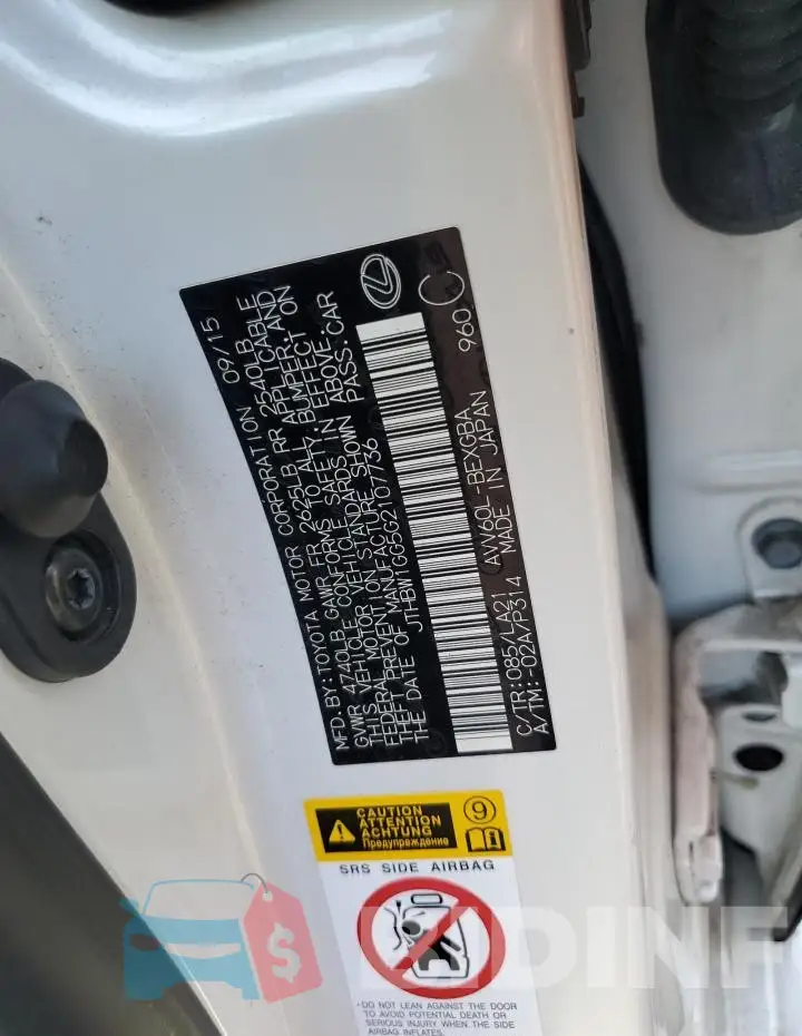 JTHBW1GG5G2107736 Photo# 12