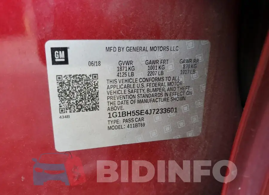 1G1BH5SE4J7233601 Photo# 12