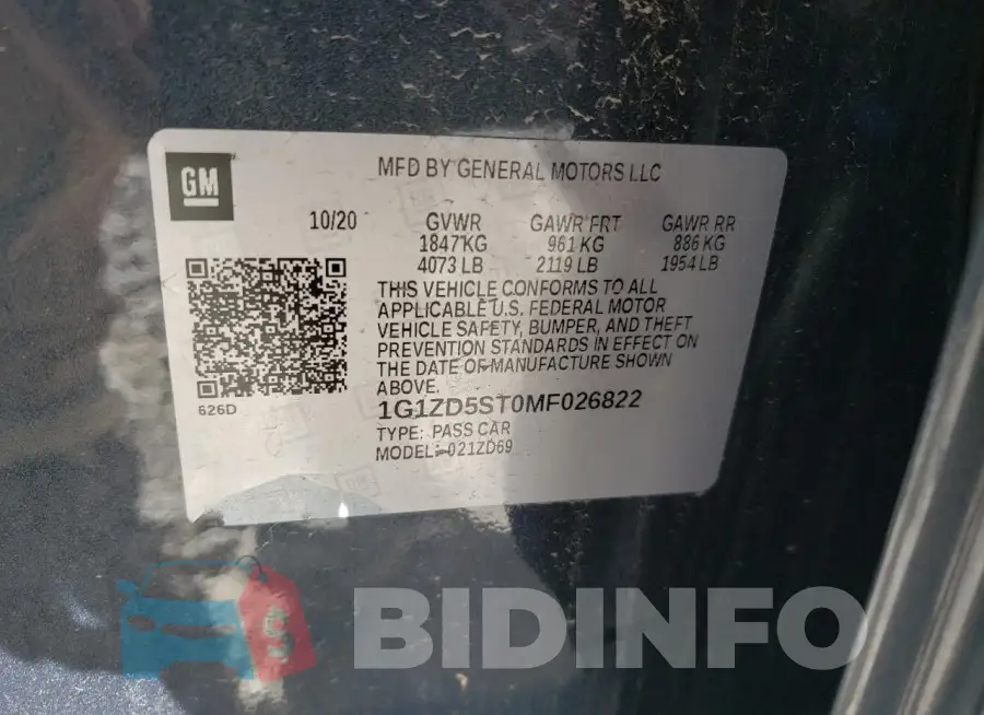 1G1ZD5ST0MF026822 Photo# 12