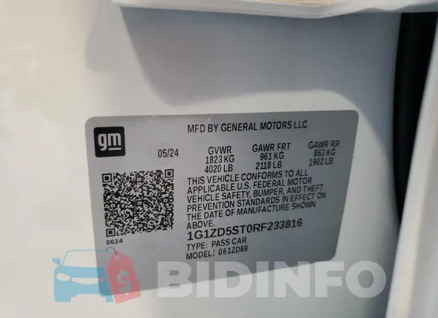 1G1ZD5ST0RF233816 Photo# 12