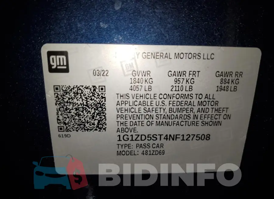 1G1ZD5ST4NF127508 Photo# 12