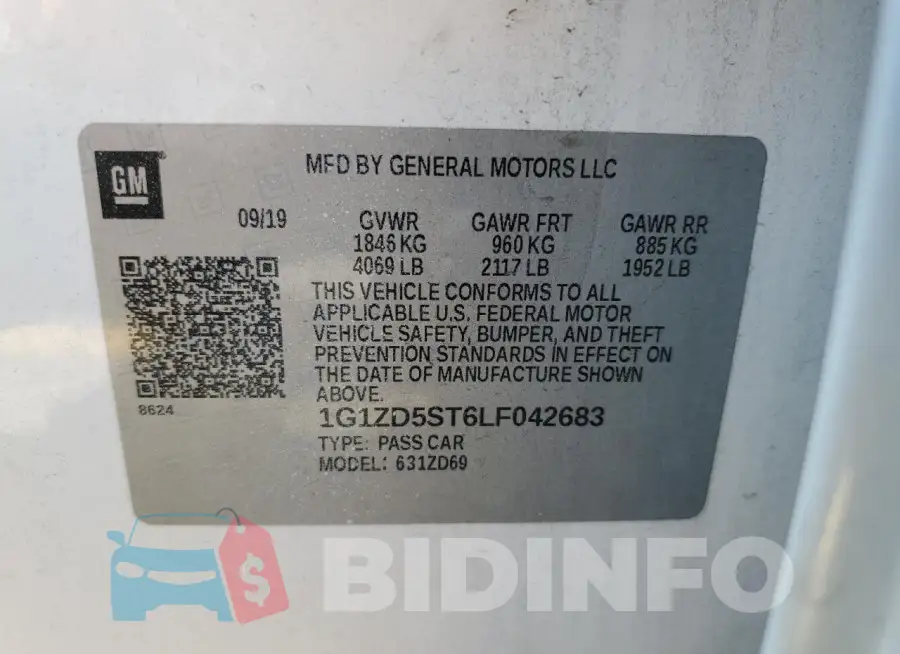 1G1ZD5ST6LF042683 Photo# 13