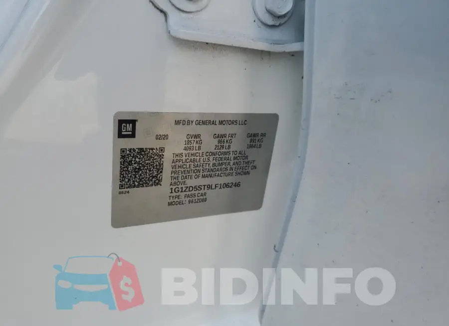 1G1ZD5ST9LF106246 Photo# 12