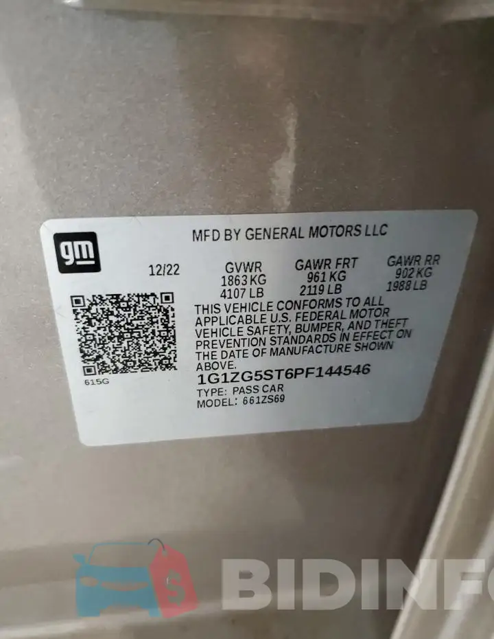 1G1ZG5ST6PF144546 Photo# 12