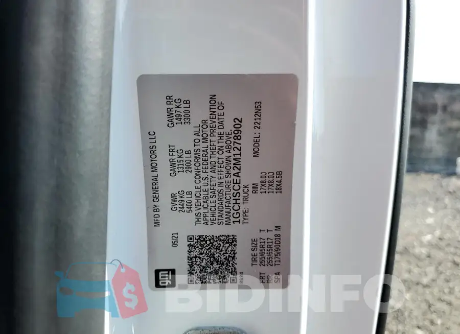 1GCHSCEA2M1278902 Photo# 12
