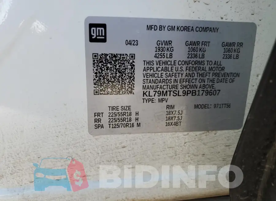 KL79MTSL9PB179607 Photo# 14