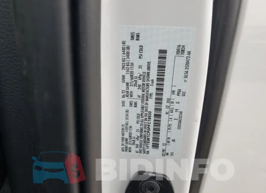1FTEW1CP0PFC18630 Photo# 12