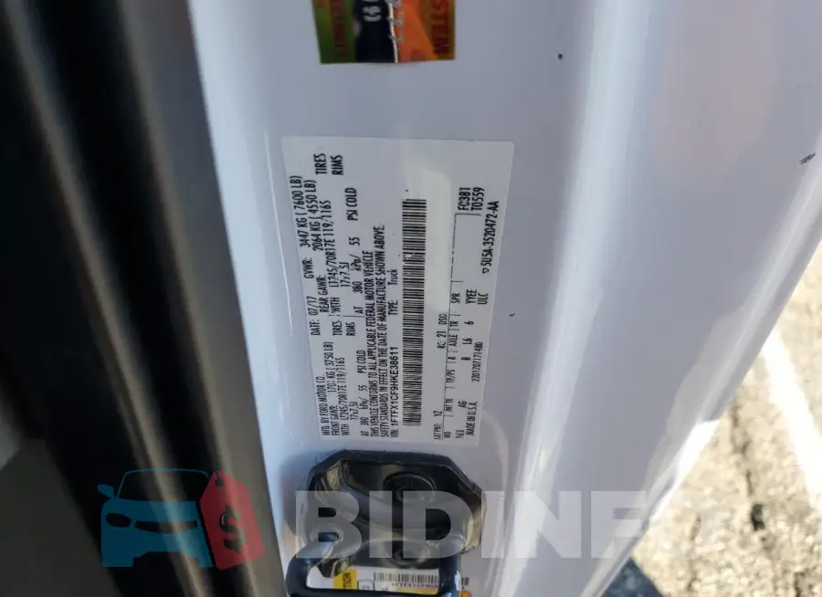 1FTFX1CF9HKE38611 Photo# 12