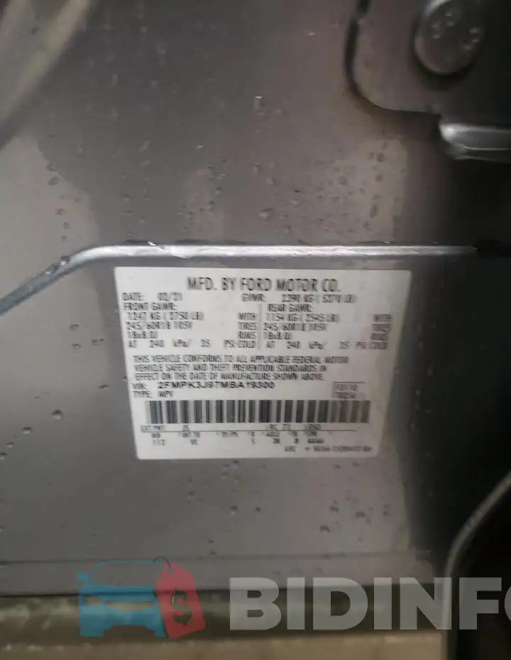 2FMPK3J97MBA19300 Photo# 13