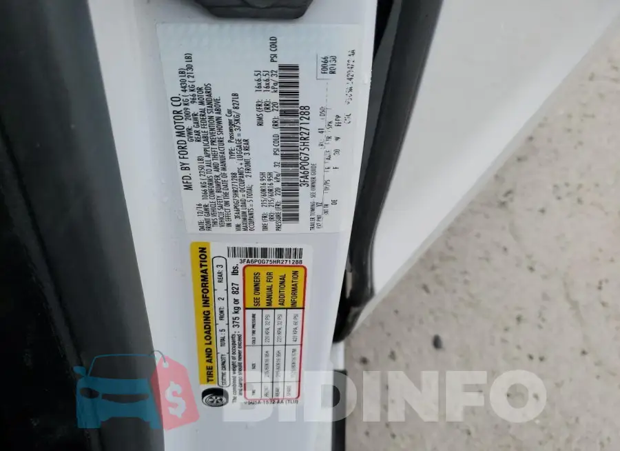 3FA6P0G75HR271288 Photo# 12