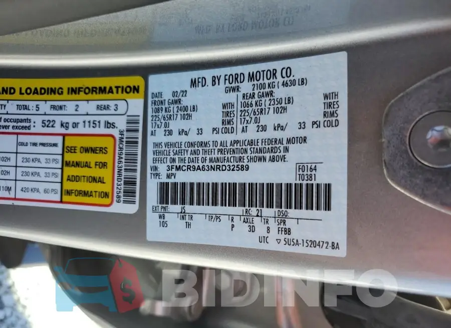 3FMCR9A63NRD32589 Photo# 13