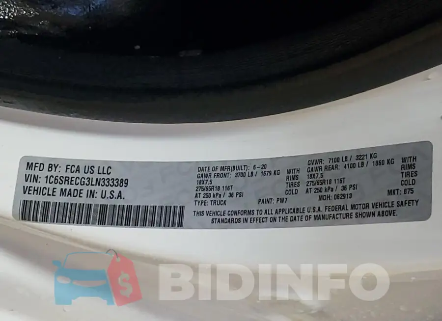 1C6SRECG3LN333389 Photo# 12