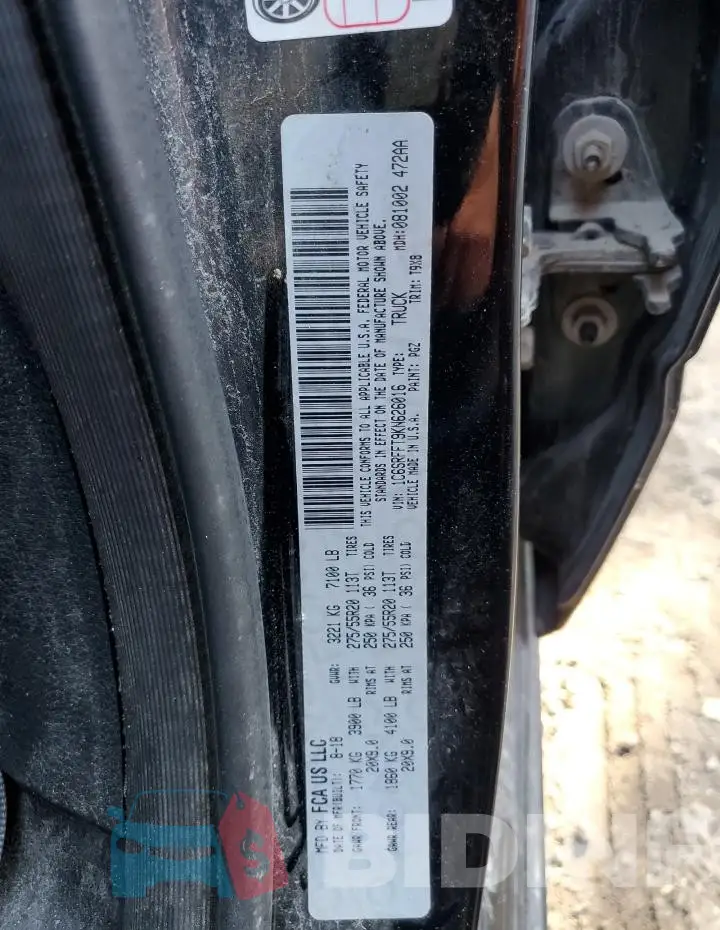1C6SRFFT9KN626016 Photo# 12