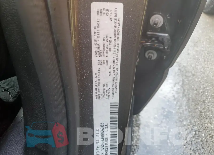 1C6SRFLT0NN360362 Photo# 13