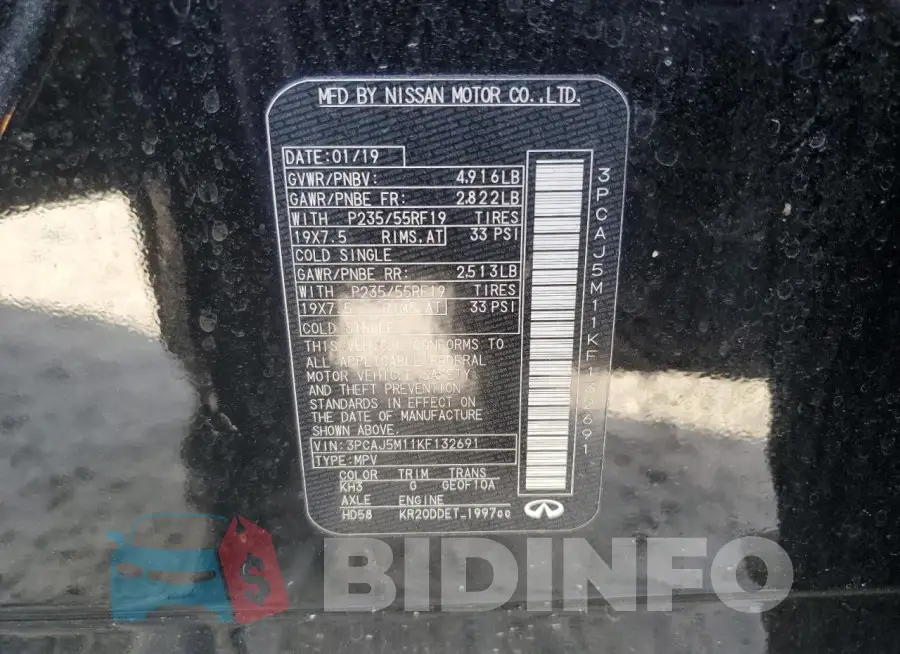 3PCAJ5M11KF132691 Photo# 14