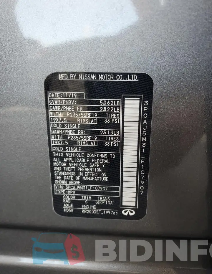 3PCAJ5M31LF107907 Photo# 13