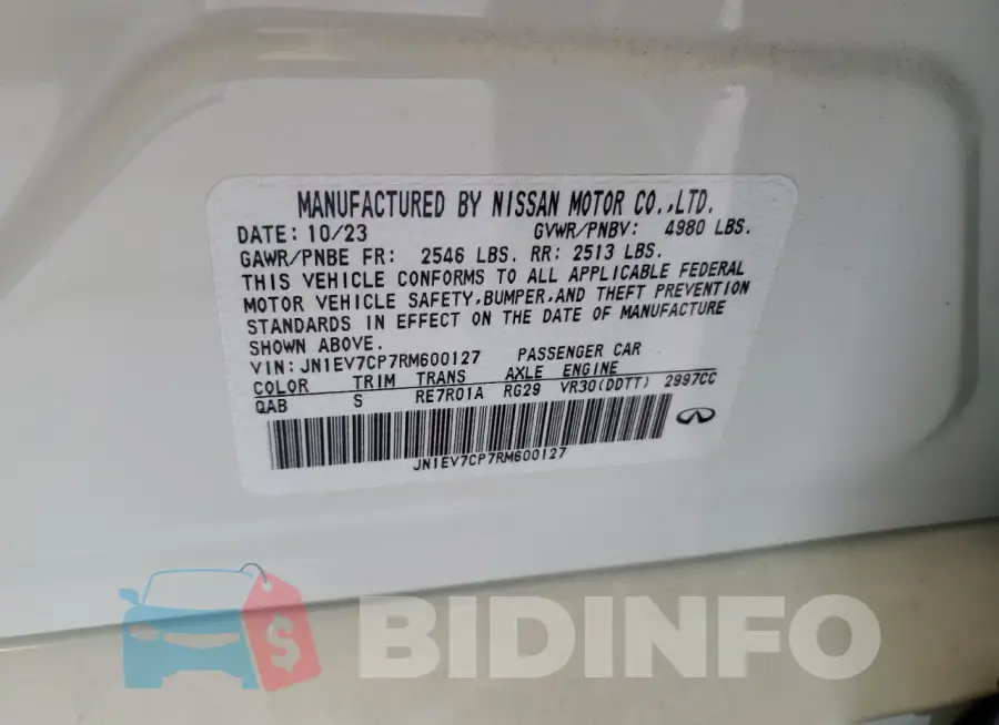 JN1EV7CP7RM600127 Photo# 12