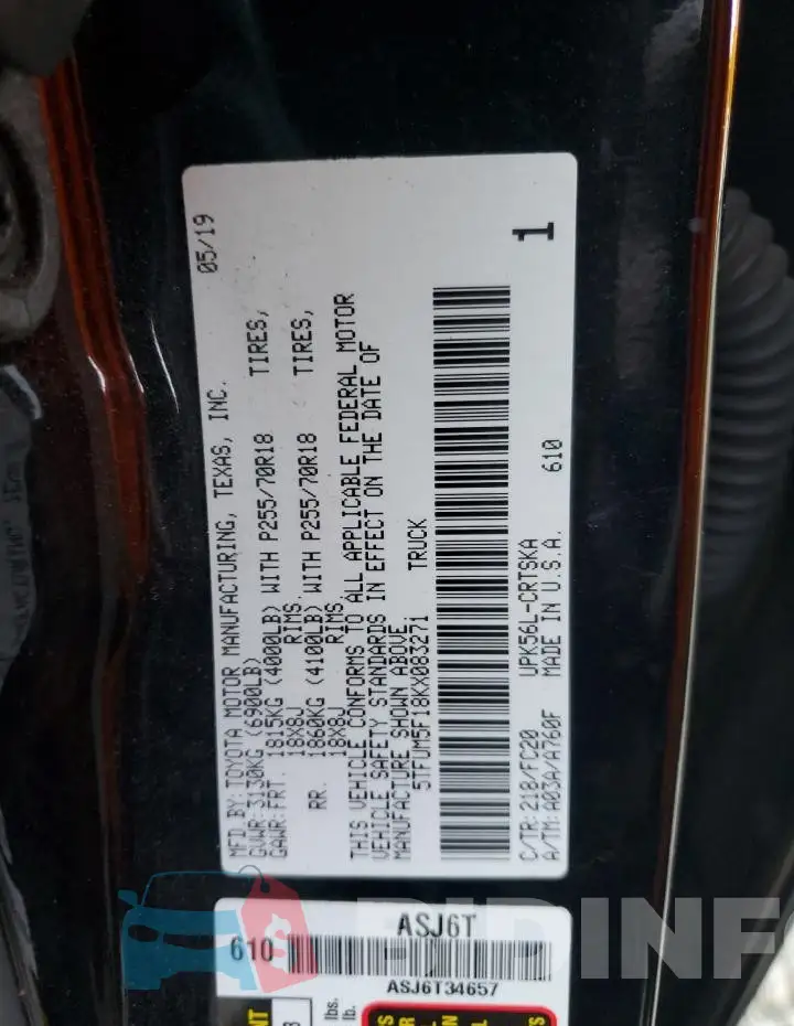 5TFUM5F18KX083271 Photo# 12