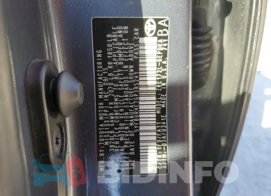 5YFBURHE2GP385241 Photo# 12
