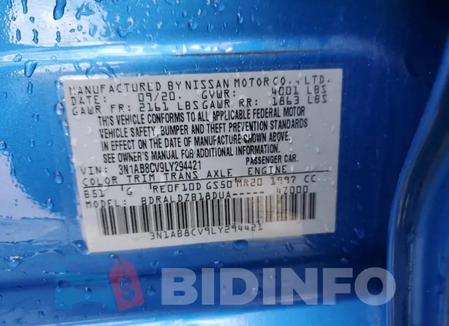 3N1AB8CV9LY294421 Photo# 12