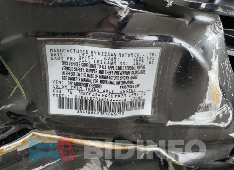 3N1AB8CV9RY265090 Photo# 13