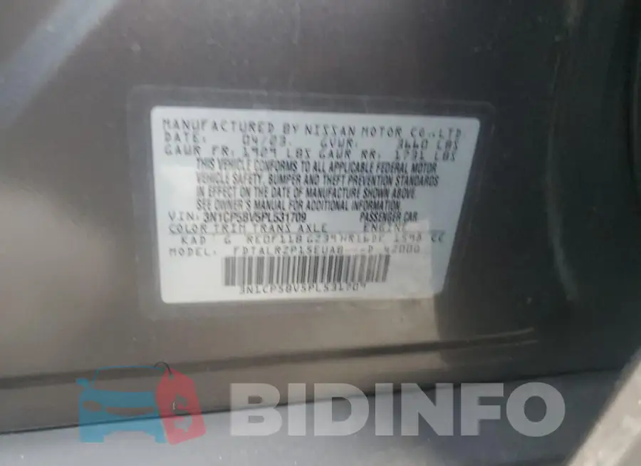 3N1CP5BV5PL531709 Photo# 12