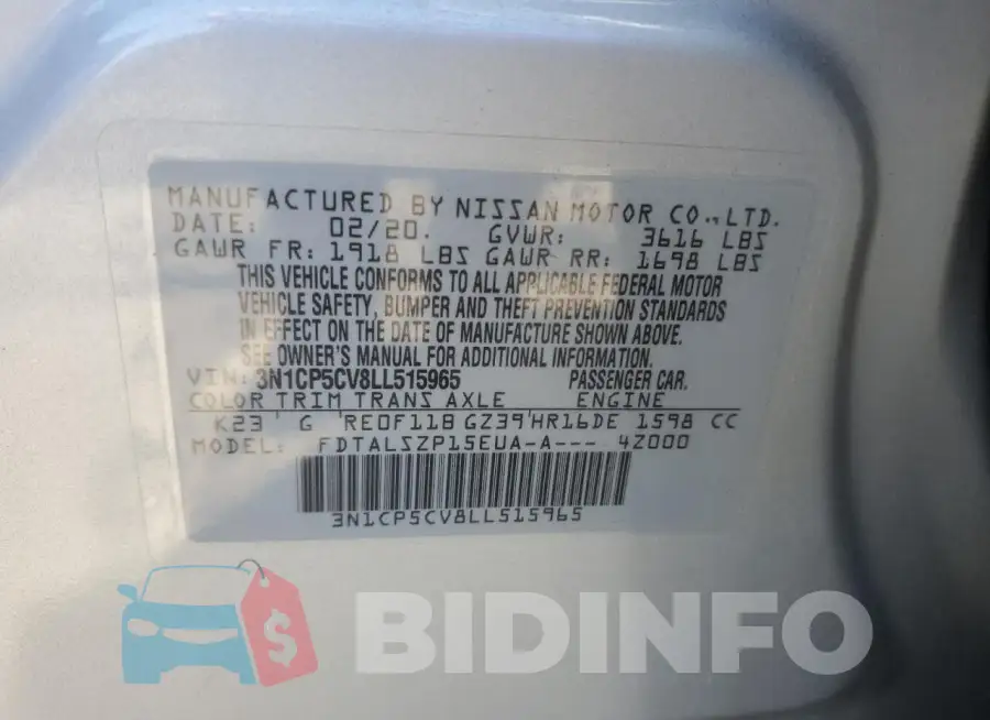 3N1CP5CV8LL515965 Photo# 14