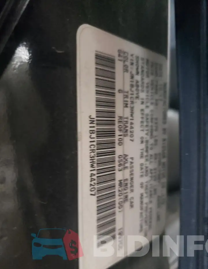 JN1BJ1CR3HW144207 Photo# 14
