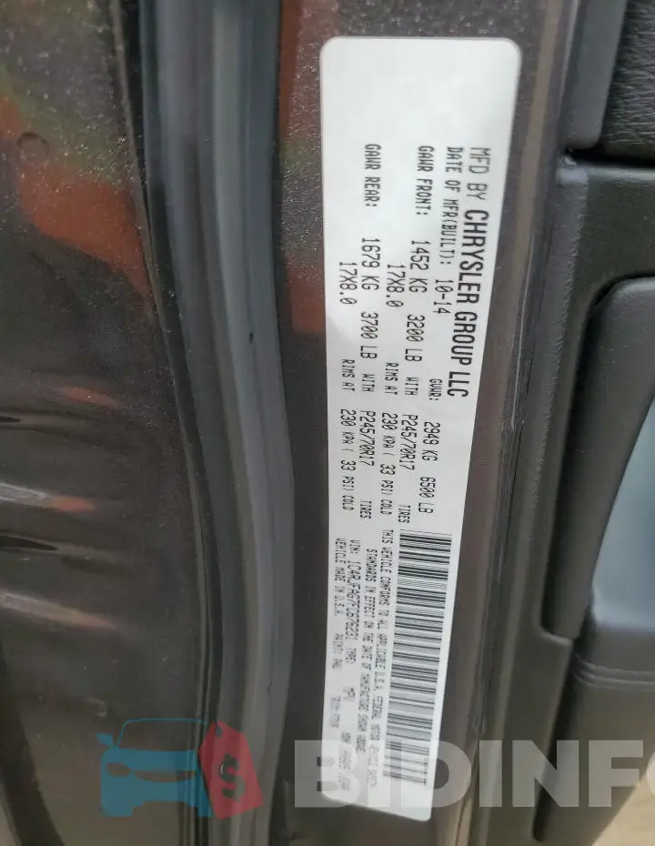 1C4RJFAG7FC676231 Photo# 14