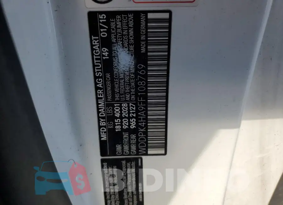 WDDPK4HA9FF108769 Photo# 12