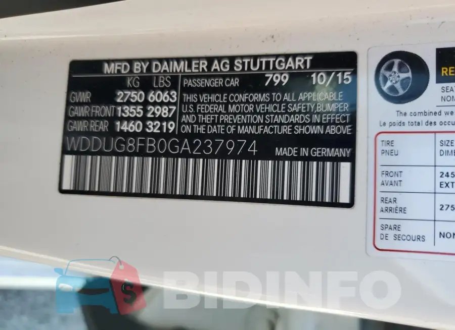 WDDUG8FB0GA237974 Photo# 12