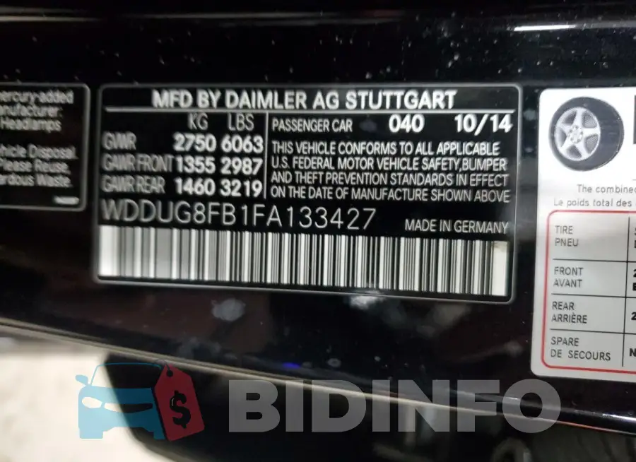 WDDUG8FB1FA133427 Photo# 12