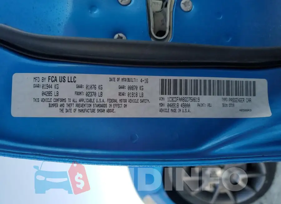 1C3CDFAA8GD750619 Photo# 13