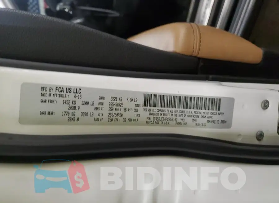 1C4SDJET4FC858102 Photo# 13