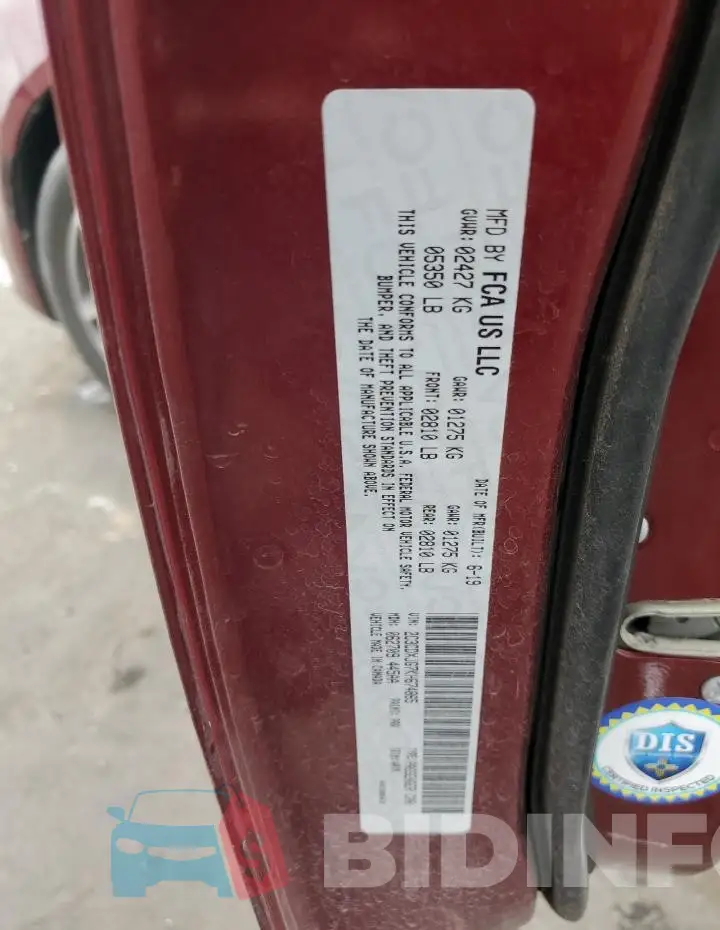 2C3CDXJG7KH674865 Photo# 12