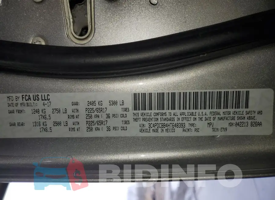 3C4PDCBB4HT648393 Photo# 13