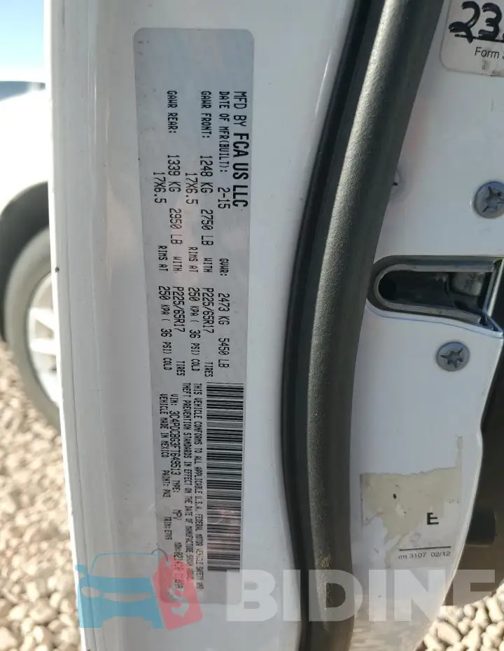 3C4PDCBG3FT649513 Photo# 13