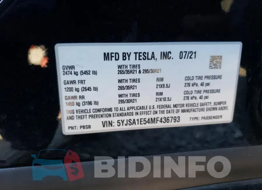 5YJSA1E54MF436793 Photo# 13
