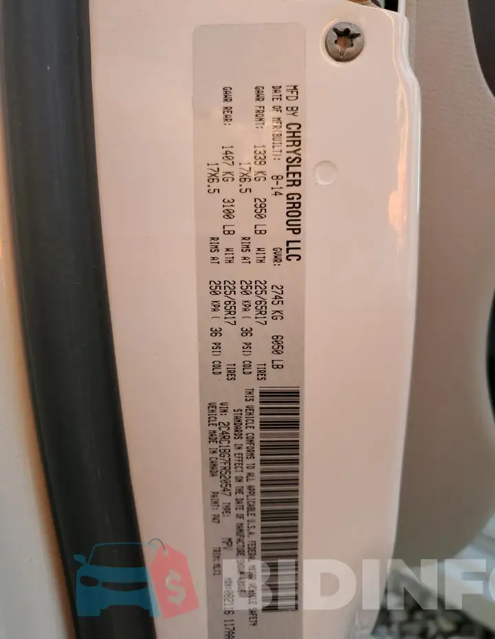 2C4RC1BG7FR520547 Photo# 13
